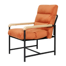 Avenel Velvet Semi-Compressed Accent Chair